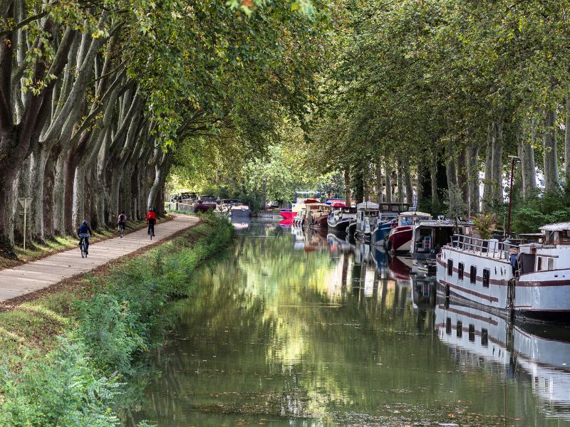 Franzosische Region Kanalboot